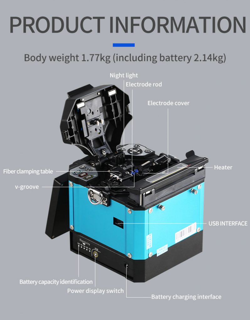 FS-60E High Quality Fusion Splicer Welding Splicing Machine 8 FS-60E High Quality Fusion Splicer Welding Splicing Machine fusion splicer FS60E 20 FS-60E High Quality Fusion Splicer Welding Splicing Machine